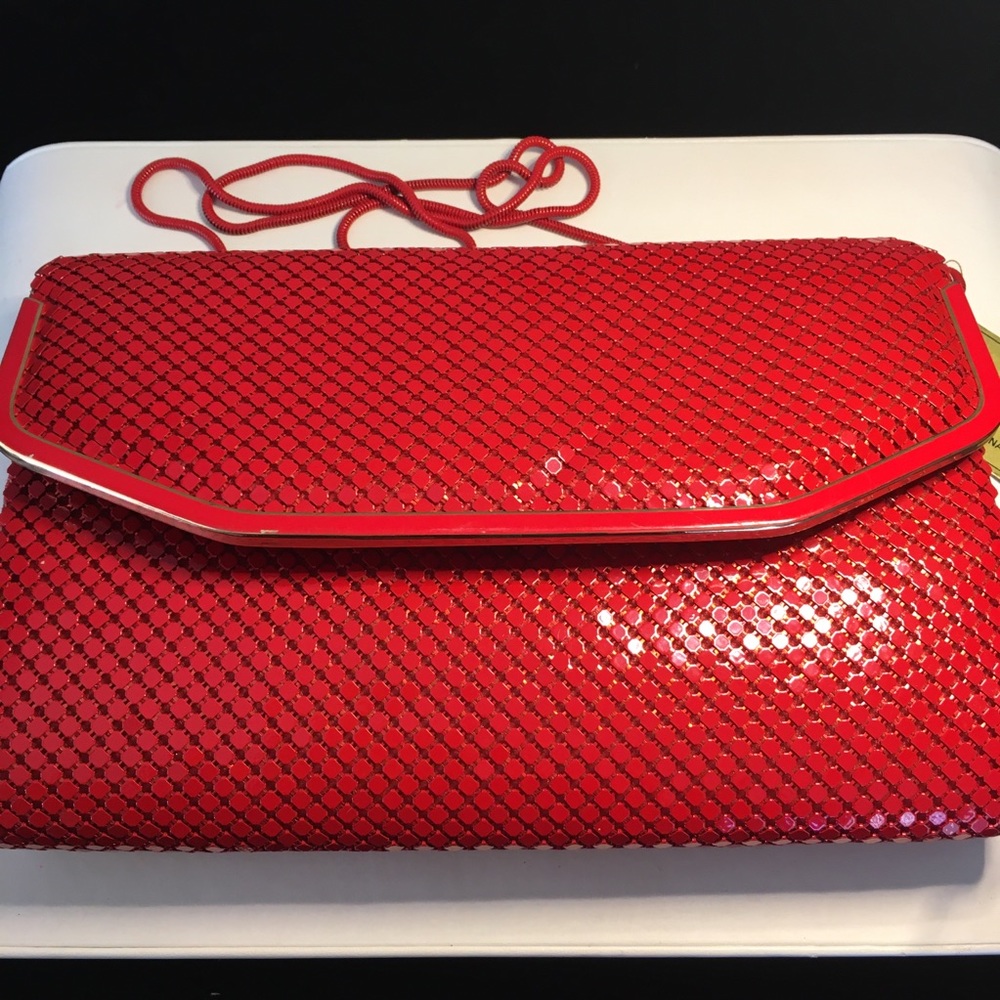 Red Metal Mesh Purse and Matching IsoToner by Aris Gloves